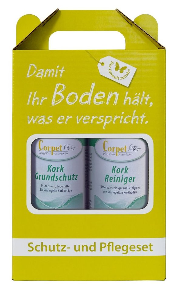 Corpet Set: Kork-Grundschutz + Reiniger - je 1 Liter