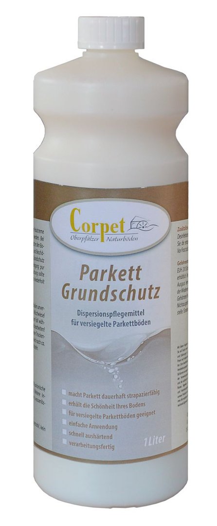Corpet Parkett-Grundschutz - 1 Liter - für lackierte Parkettböden